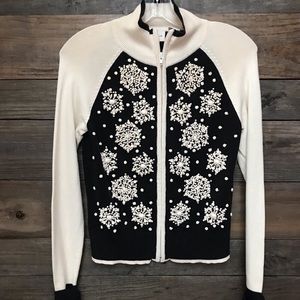 Crystal Kobe Snowflake  Cardigan SP Silk